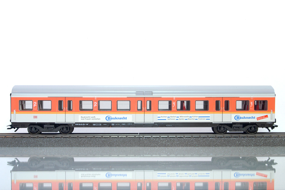 Märklin H0 4104 S-Bahn-Wagen 1./2. Kl. DB AG Bauknecht Neu